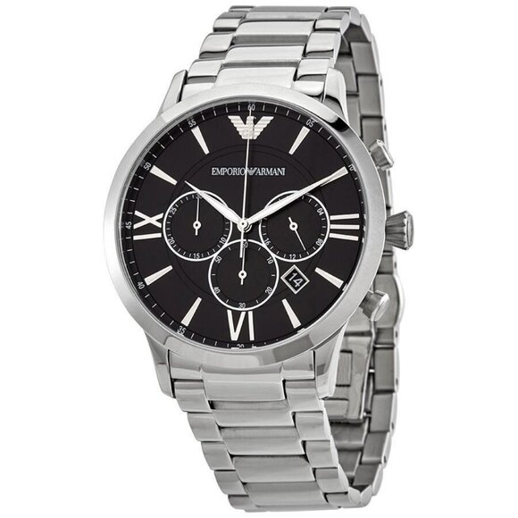 NWT Authentic Emporio Armani Fashion Men's Quartz Steel Authentic Watch - Picture 1 of 3